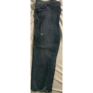 Maurices Size 22W Jeans Distressed Straight Denim Stretchy Women
